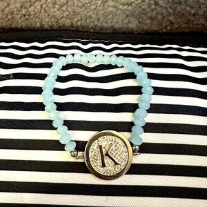 FRANCESCAS- K Initial Beaded Bracelet